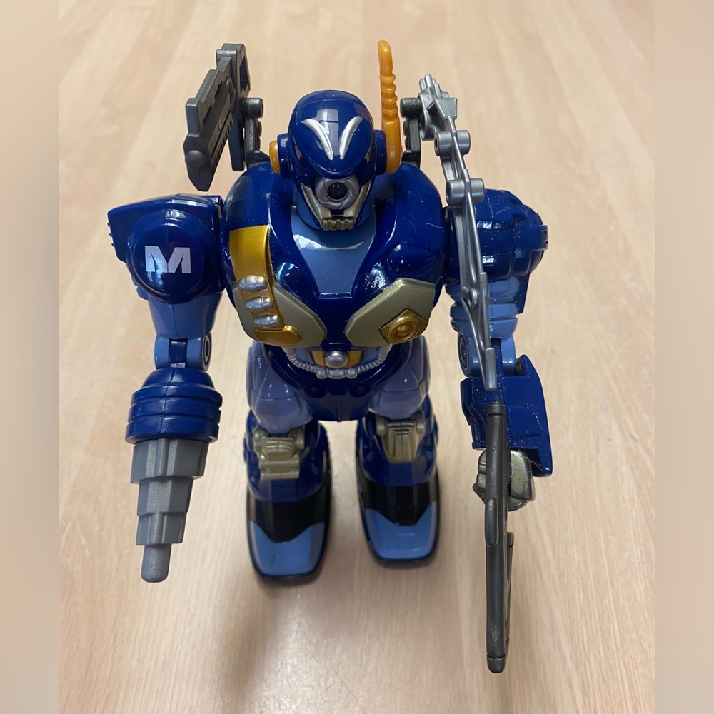 Vintage 2005 Hap-p-Kids Polar Captain  Robot From Motorized Attack Robo Squad